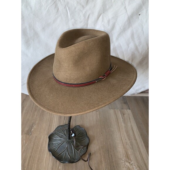 Stetson Bozeman Outdoor Hat Size Small Light Brown EUC main image 10